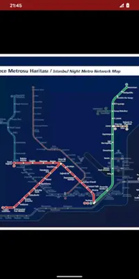 Metro Map Istanbul (Offline) android App screenshot 1